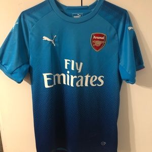 Arsenal fly emirates puma jersey mens size S